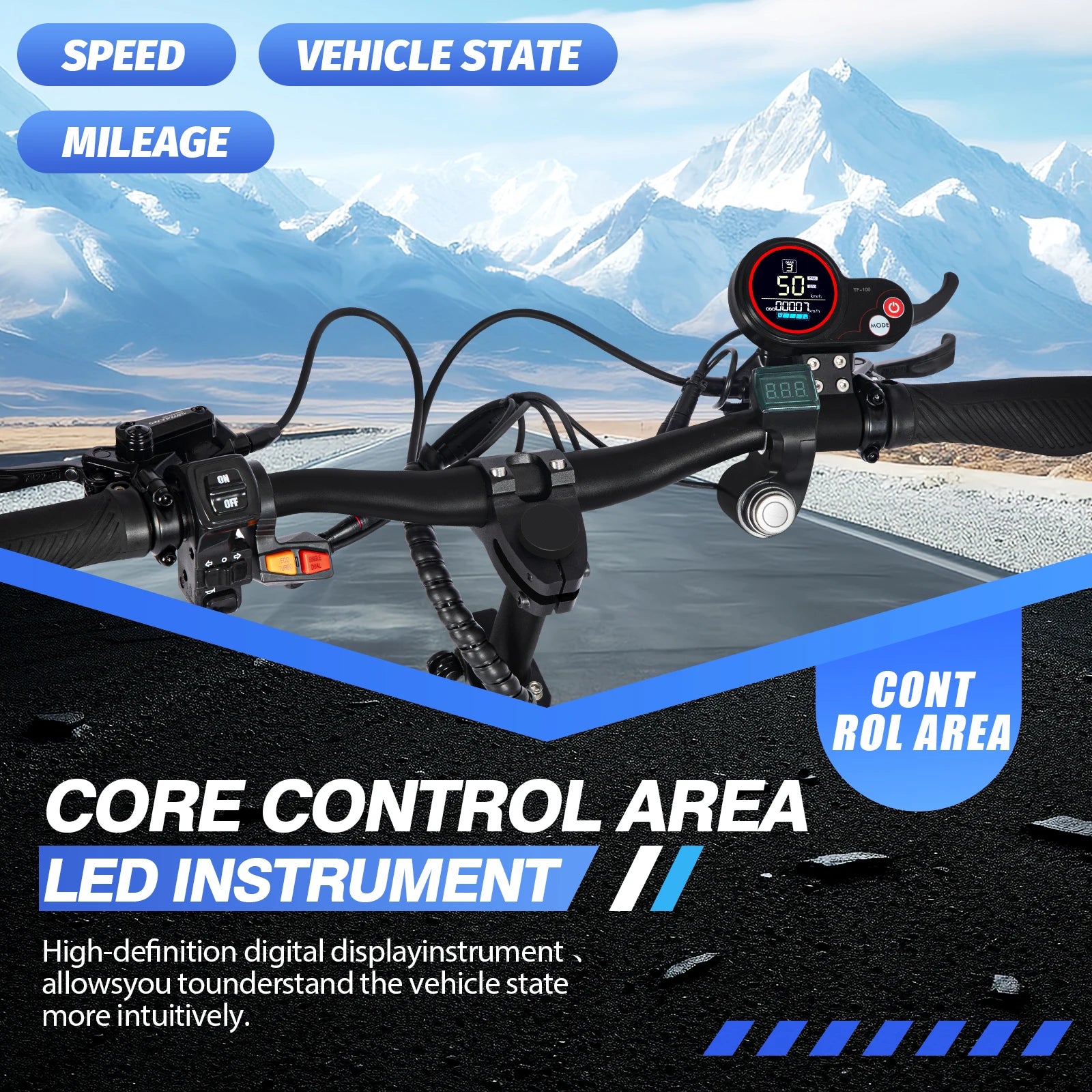 6000W High Power Adult Electric Scooter